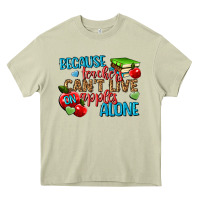Mossy because teachers cant live on apples alone Heavy Core Tee - NancyCooperArtShop