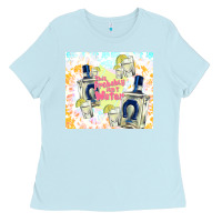 Baby Blue this probably isn't water Ladies Tee - TumblerDesignByShophia