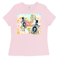 Bubblegum Pink this probably isn't water Ladies Tee - TumblerDesignByShophia