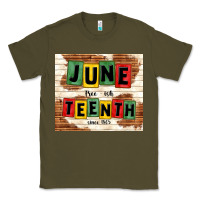Army Green juneteenth free ish since 1865 Classic Tee - TumblerDesignByShophia