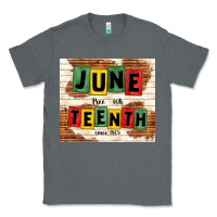 Charcoal Heather juneteenth free ish since 1865 Classic Tee - TumblerDesignByShophia