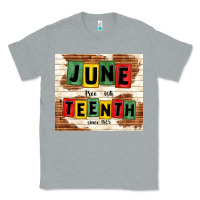 Heather Grey juneteenth free ish since 1865 Classic Tee - TumblerDesignByShophia