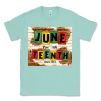 Seafoam juneteenth free ish since 1865 Classic Tee - TumblerDesignByShophia