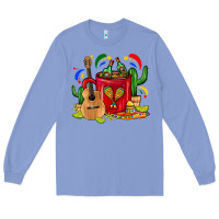 Colony Blue Mexico Coffee Mug Long Sleeve Tee - FaDigitalArtStudio