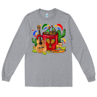 Heather Grey Mexico Coffee Mug Long Sleeve Tee - FaDigitalArtStudio