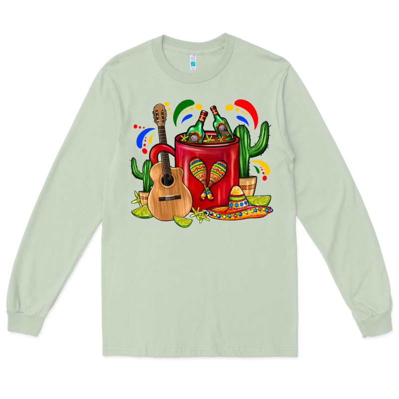 Mexico Coffee Mug Long Sleeve Tee by FaDigitalArtStudio | Teevron