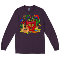 Plum Mexico Coffee Mug Long Sleeve Tee - FaDigitalArtStudio