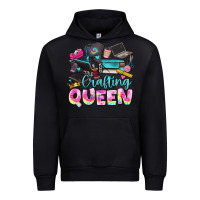 Black crafting queen Urban Hoodie - JahusDesignShop