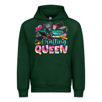 Forest Green crafting queen Urban Hoodie - JahusDesignShop