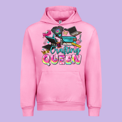 Crafting Queen Urban Hoodie Designed By Jahusdesignshop
