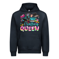 Navy crafting queen Urban Hoodie - JahusDesignShop