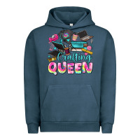 Pigment Midnight Navy crafting queen Urban Hoodie - JahusDesignShop