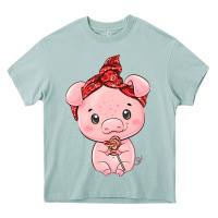 Arona cute pig Heavy Core Tee - texasbilliewilder