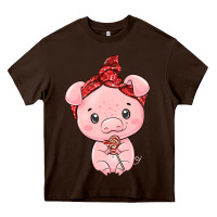 Cute Pig Heavy Core Tee | Teevron