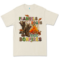 Bone Flannels boots and bonfires Premium Tee - NancyCooperArtShop