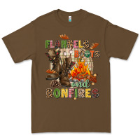 Cacao Flannels boots and bonfires Premium Tee - NancyCooperArtShop