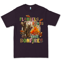 Plum Flannels boots and bonfires Premium Tee - NancyCooperArtShop