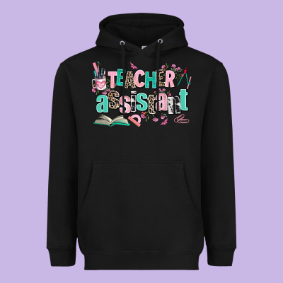 Teacher Assistant Heavyweight Hoodie Designed By Adodesignshop