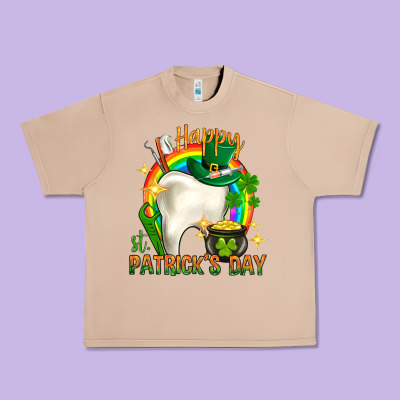 Happy Dentist St. Patrick's Day Urban Heavy Tee Designed By Howdyjamesfarm