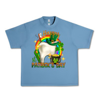 Pebble Blue Happy Dentist St. Patrick's Day Urban Heavy Tee - HowdyJamesFarm