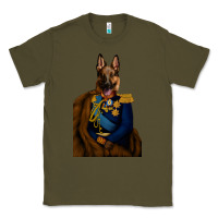 Army Green Pet Portraits, Custom Pet Portraits, Renaissance Pet Portraits, Custom Classic Tee - RanaPortraitStore