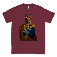 Burgundy Pet Portraits, Custom Pet Portraits, Renaissance Pet Portraits, Custom Classic Tee - RanaPortraitStore