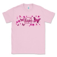 Bubblegum Pink hope breast cancer butterfly Classic Tee - Jasminsmagicworld