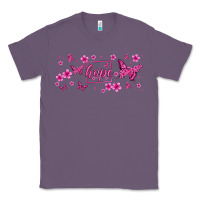 Hope Breast Cancer Butterfly Classic Tee | Teevron