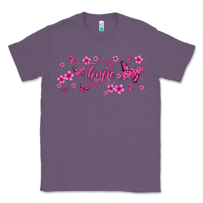 Hope Breast Cancer Butterfly Classic Tee by Jasminsmagicworld | Teevron