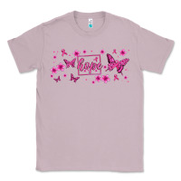 Lilac hope breast cancer butterfly Classic Tee - Jasminsmagicworld