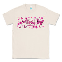 Natural hope breast cancer butterfly Classic Tee - Jasminsmagicworld