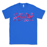True Royal hope breast cancer butterfly Classic Tee - Jasminsmagicworld