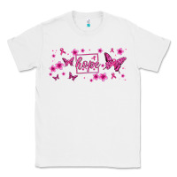 White hope breast cancer butterfly Classic Tee - Jasminsmagicworld