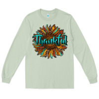 Matcha thankful sunflower Long Sleeve Tee - RanaPortraitStore