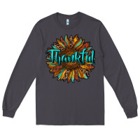 Smoke thankful sunflower Long Sleeve Tee - RanaPortraitStore