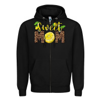 Black sweet mom lemon Zipper Hoodie - BarkalooDesign