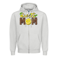 Dove Grey sweet mom lemon Zipper Hoodie - BarkalooDesign