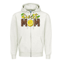 Oatmeal Heather sweet mom lemon Zipper Hoodie - BarkalooDesign