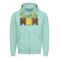 Seafoam sweet mom lemon Zipper Hoodie - BarkalooDesign