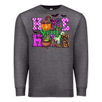 Charcoal Heather halloween home sweet home Premium Sweatshirt - AdoDesignShop