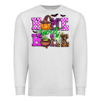 Oatmeal Heather halloween home sweet home Premium Sweatshirt - AdoDesignShop