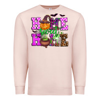 Pale Pink halloween home sweet home Premium Sweatshirt - AdoDesignShop