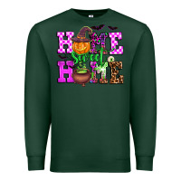 Sports Green halloween home sweet home Premium Sweatshirt - AdoDesignShop