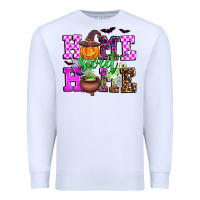 White halloween home sweet home Premium Sweatshirt - AdoDesignShop