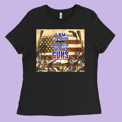 No One Will Be Taking My Guns Ladies Tee Designed By Tumblerdesignbyshophia