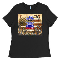 Black no one will be taking my guns Ladies Tee - TumblerDesignByShophia