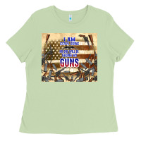 Matcha no one will be taking my guns Ladies Tee - TumblerDesignByShophia