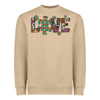 Mushroom love autism awareness leopard cowhide Heavyweight Sweatshirt - Artiststas