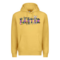 Antique Gold Happy Easter Y'all Premium Hoodie - CowhideDigitalArt