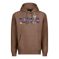 Chestnut Happy Easter Y'all Premium Hoodie - CowhideDigitalArt